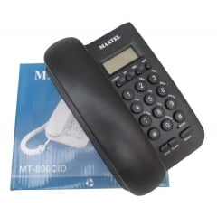 Telefone Com Fio Maxtel Mesa Parede Mt-806cid